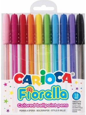 Kitabevimden Carioca Tükenmez Kalem Fıorella 6 Lı 42774
