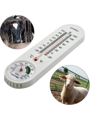 Pazarcan PM-24665 Analog Sıcaklık Nem Ölçer Termometre