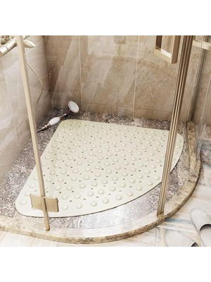 MAİN SHOP Paspas Banyo Duş Küvet Için Vantuzlu Su Drenajlı 54X54 cm M-163