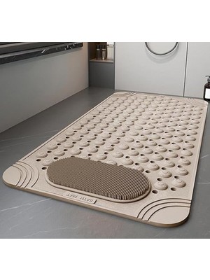 MAİN SHOP Silikon Banyo Paspası Duş Kaydırmazı Vantuzlu Banyo Paspası 36X69,5CM M-162