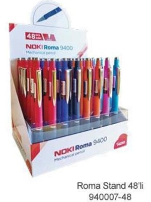 Kitabevimden Noki Versatil Kalem Roma 0.7 mm 48 Li Stand 940007-48