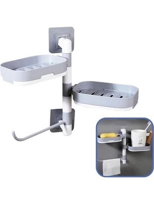 Calais Buffer® Çoklu Sabun Tutucu Fonksiyonel Banyo Sabunluk