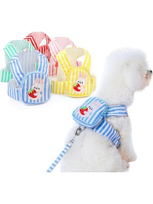 Pazarcan Evcil Hayvan Çantalı Göğüs Gezdirme Tasması Seti