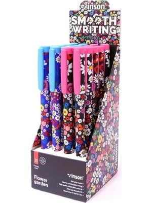 Kitabevimden Vinson Jel Kalem Fashıon Flower Desenli 20 Li A18
