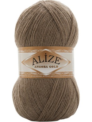 Alize Angora Gold 991 Sütlü Kahve Yünlü El Örgü Ipi