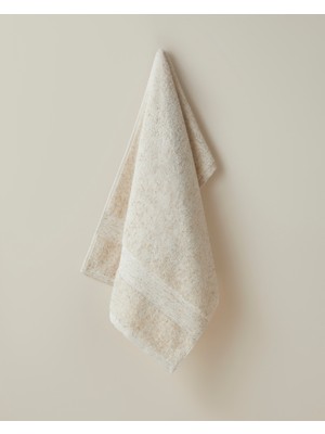 English Home Melange Pamuk Yüz Havlusu 50X80 cm Bej Melanj