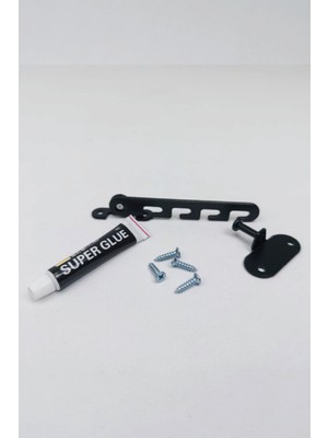 Renkliürün Küçük Cam Kilidi (Siyah)