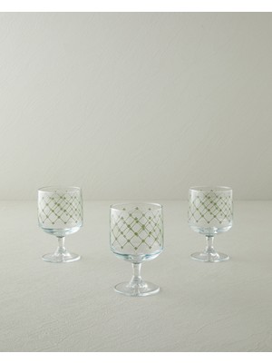 English Home Rootix Cam 3'lü Cup 300 ml Yeşil