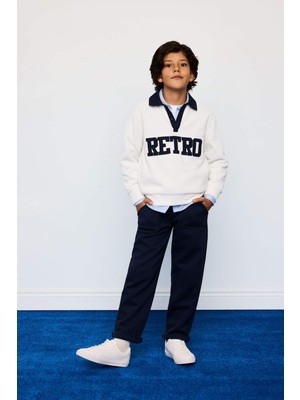 DeFacto Beli Lastikli Eşofman Altı Erkek Çocuk G5375A825WN