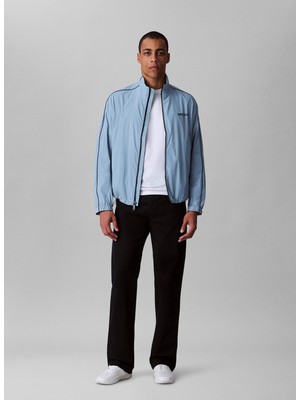 Calvin Klein Jeans Açık Mavi Erkek Mont LV04RC505GCJ4 Ls Crınkle Stand Coll