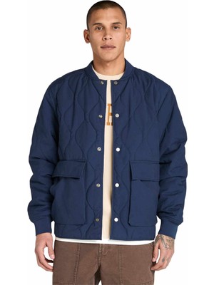 Timberland TB0A6JDQ4511-QUILTED Jacket Mavi Düz Erkek Mont
