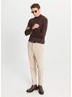 Altınyıldız Classics Normal Bel Normal Paça Slim Fit Bej Erkek Pantolon ACE001261371_BEJ
