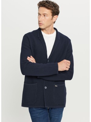 Altınyıldız Classics Mono Yaka Standart Lacivert Erkek Kazak ACE049261282_LAC