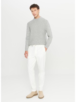 Altınyıldız Classics Normal Bel Normal Paça Slim Fit Ekru Erkek Pantolon ACE001261371_EKR