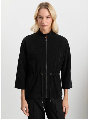 Selen Standart Siyah Kadın Ceket 25KSL1541