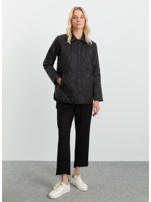 Selen Siyah Kadın Mont 25KSL6150