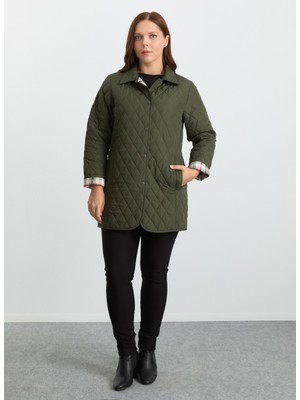 Selen Haki Kadın Mont 25KSL6156