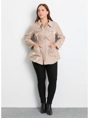 Selen Normal Taş Kadın Ceket 25KSL1544