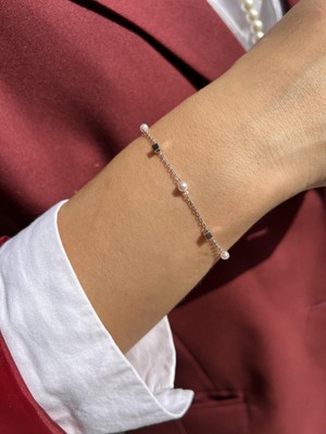 Tep's Jewellery Inci Detaylı Gümüş Bileklik