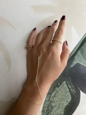 Tep's Jewellery Sıralı Taşlı Gümüş Şahmeran