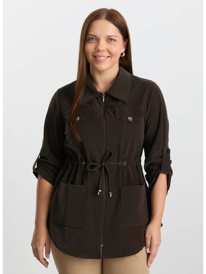 Selen Kahve Kadın Trençkot 25KSL9512