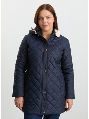 Selen Lacivert Kadın Mont 25KSL6157