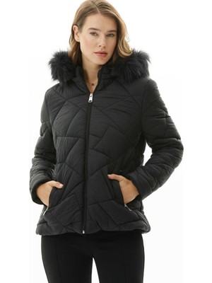 Selen Siyah Kadın Mont 25KSL6165