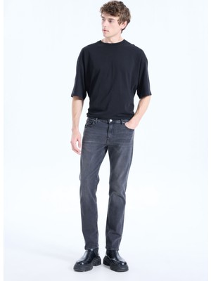 Lee Normal Bel Straight Antrasit Erkek Denim Pantolon ML707PYCB Antrasit Denim Pantolon