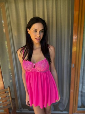 Undressa Dantelli Babydoll Gecelik & String Takım