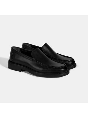 Desa Erkek Siyah Deri Loafer