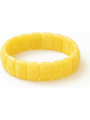 Tesbihname Çubuk Kesim Sarı Beyaz Renk Beyrut Kehribar Erkek Rolex Bileklik