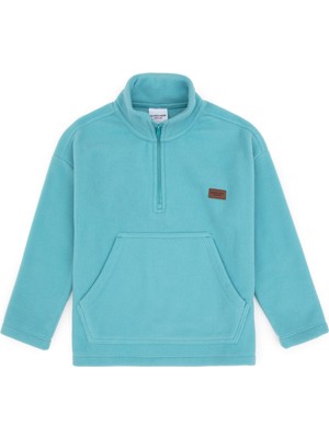 U.S. Polo Assn. Erkek Çocuk Mint Yarım Fermuarlı Polar Sweatshirt 50316702-VR152