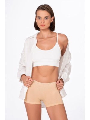 Kadın Likralı Süprem Boxer Ten | Kompedan K0412