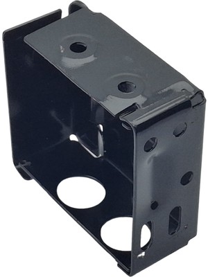 MorPerde 50mm Ahşap Jaluzi Siyah Kelepçe