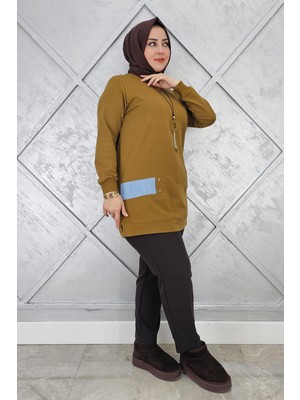 Pys Giyim Kadın Kombin Detaylı Tesettür Tunik