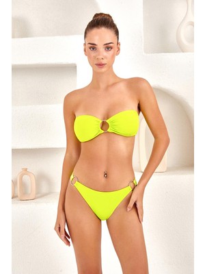 Lapieno Halkalı Soft Straplez Bikini Takım