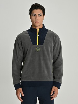 Fenerium Erkek Trıbun Yaka Detaylı Sweat