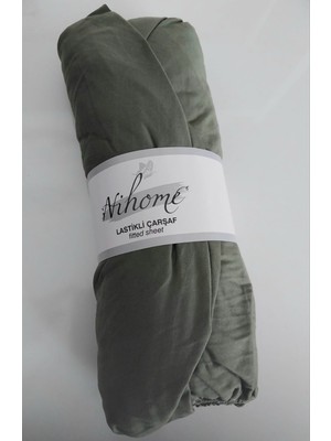 Aylis Home Açık Haki Çift Kişilik Lastikli Çarşaf