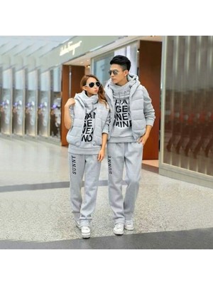 Kışlık Sevgili Kombini Üçlü Erkek Takım