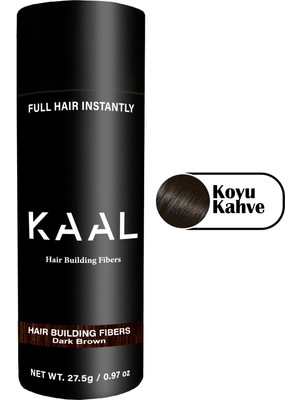 Sevich KAAL 27,5 gr Koyu Kahve ( Dark Brown ) Saç Fiberi Saç Tozu Keratin
