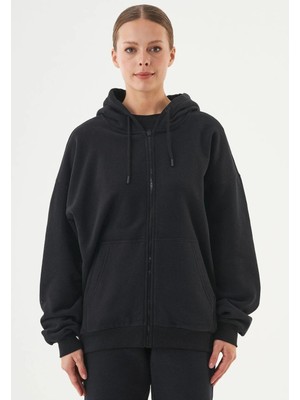 Yakamel Unisex Oversize (3 Iplik) Kalın Içi Polarlı Hırka
