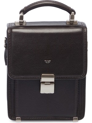 Tergan  Kahve Hakiki Deri Erkek Çapraz Askılı Çanta - S1AC00021498-A7P