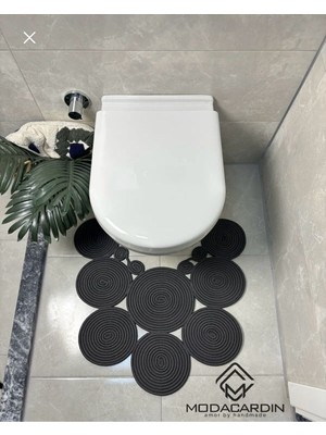 Jütex Home Hasır Jüt Modern Klozet Önü Paspası