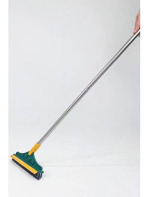 Renkliürün 2'si 1 Arada Fırça Çekçek Banyo Balkon Mutfak Fayans Çok Amaçlı Temizleme Seti