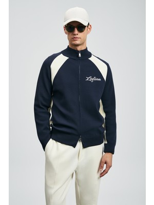 Lufian Erkek Shıne Hırka 112100081 Lacivert