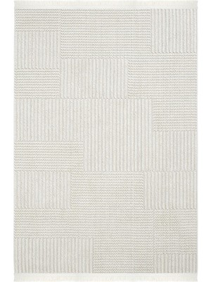 Cool Halı Mikasa Beyaz Salon Halısı Makine Dokuması Modern Yumuşak Bukle Kabartmalı Ev Oda Oturma Odası Halısı