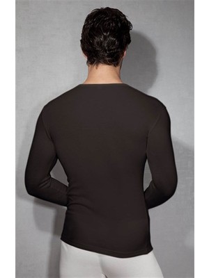 Doreanse Erkek  Yuvarlak Yaka Uzun Kol T Shirt 2965