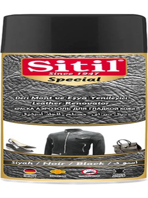 Sitil Sprey Mont ve Deri Eşya Boyası 250ML Special - Siyah