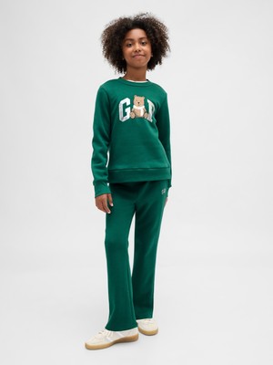 Gap Kız Çocuk Koyu Yeşil Gap Logo Eşofman Altı