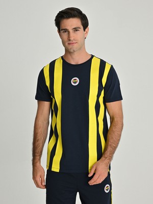 Fenerium Erkek Trıbun Çubuk Detaylı Tshırt